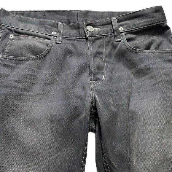 HUDSON JEANS Straight Leg COA Gray Buttoned Fly Style M255DMB Mens Size 34 - Picture 6 of 14